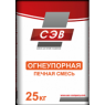 Смесь печная огнеупорная мертель СЭВ 25кг