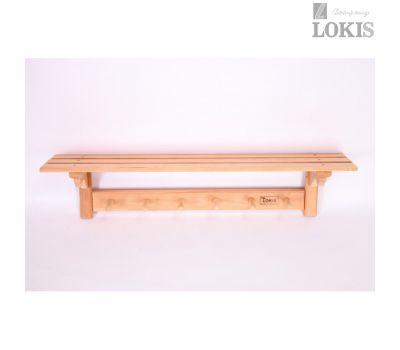 Вешалка Элитная С Полкой 6 Крючков Ольха