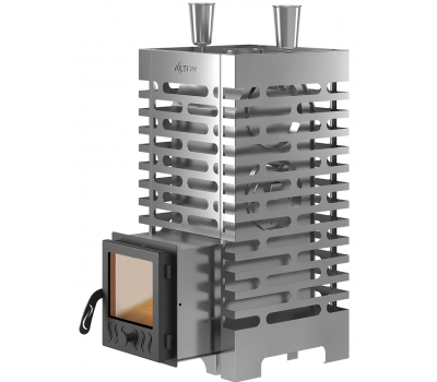 Печь для бани Aston 20 Inox со стеклянной дверцей 18-22 м³