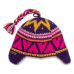 Шапка вязаная для бани Woodson Viking Pinky, орнамент, 1 косичка