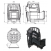 Печь для бани Везувий Легенда Русский пар Ковка 18 (240)