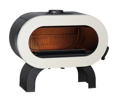 Чугунная печь Invicta Fifty бежевая эмаль