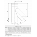 Ferrum HF тройник-К 135° (430/0,8мм) Ф150