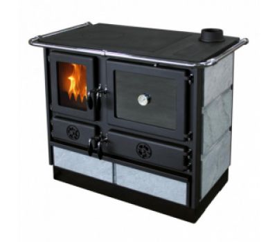 Печь-камин MBS SUPER THERMO MAGNUM 4D D S (с камнем) (правая)
