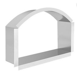 Тоннель (короб) для крепления топочной дверцы 337х405 мм