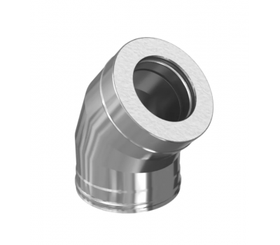 Ferrum Austenite сэндвич-колено 135° (304/0,8мм + нерж.+ ceramics) Ф150х210