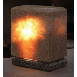 Соляная лампа из смеси Каменной и Крымской Розовой соли