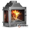 Каминная топка Kawmet W4L с дополнительным левым стеклом 14,5 кВт