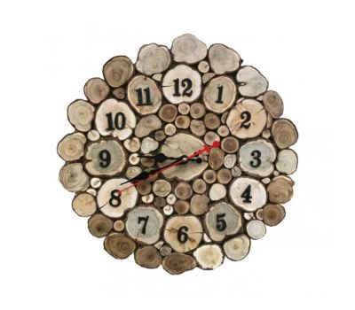 Часы из можжевельника Часы из можжевельника