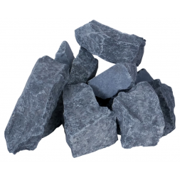 Камни для бани Жадеит Чёрный колотый мелкий, 10 кг (коробка, Хакасия)