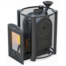 Печь для бани Чёрная жемчужина Люмина Плюс Cast с нерж. каменкой