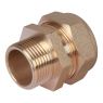 Муфта латунная IWS (M) 20 х 3/4" EF наружная резьба
