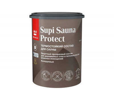 Защитный состав для стен Supi Sauna Protect 0,9 л.