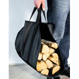 Переноска для  дров Vienna текстиль (черный)