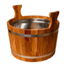 Шайка Woodson с нержавеющей вставкой, 17 л., дуб 