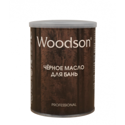 Чёрное масло для защиты древесины Woodson (баня), 2,4л