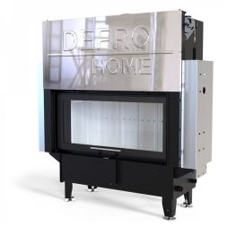 Каминная топка DEFRO HOME RIVA LA G SHORT с водным контуром и подъемом стекла вверх