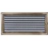 Решетка вентиляционная Рустик 22x22 с жалюзи Kratki
