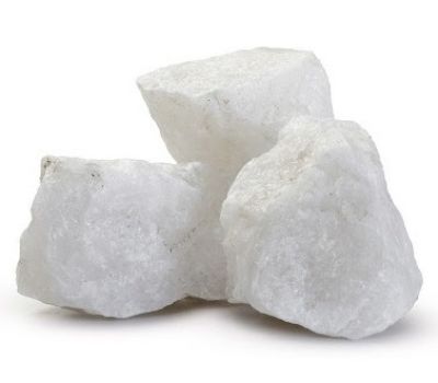 Камни для бани Белый кварц колотый , 10 кг