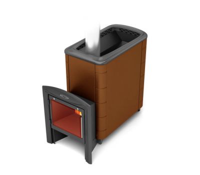 Печь для бани Термофор Тунгуска XXL 2013 Inox Витра терракота