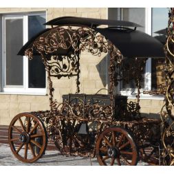 Кованый мангал КАРЕТА - ЛЮКС