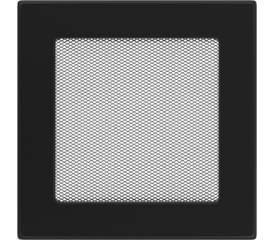 Решетка вентиляционная Чёрная 17x17