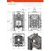Печь для бани Aston Шторм 16 (ДТ-4) б/в