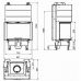 Каминная топка Scan 5004 FRL