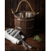 Шапка вязаная для бани Woodson Viking, орнамент, 2 косичка