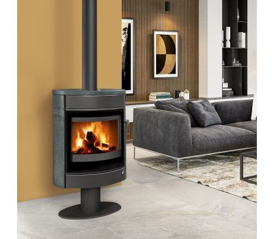 Печь-камин ROMOTOP STORCH SINEOS F камень