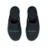 Тапочки Woodson, вафельные с закрытым мысом (39-43), чёрный цв.