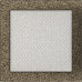 Решетка вентиляционная Чёрная-Латунь 22x22