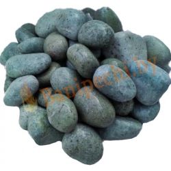 Камни для бани Жадеит шлифованный мелкий, 10 кг (коробка, Хакасия)
