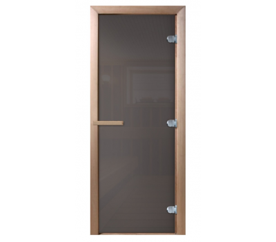 Стеклянная дверь для бани Doorwood 170*70 Сумерки, графит