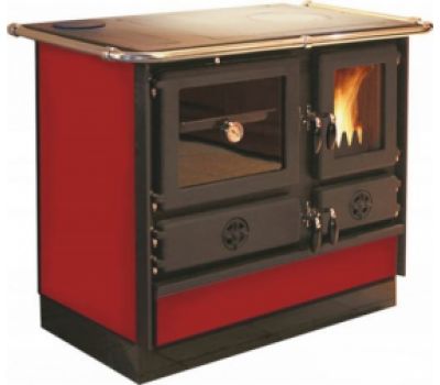 Печь-камин MBS THERMO MAGNUM PLUS 4D L RED (левая)