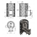 Печь для бани Эверест Steam Master 24 INOX (210М)