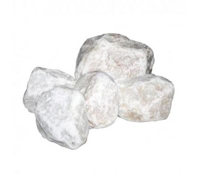 Камни для бани Белый кварцит Обвалованный, 20 кг
