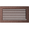 Решетка вентиляционная Медная 17x30 с жалюзи