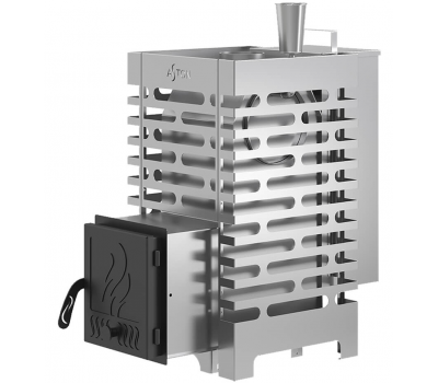 Печь для бани Aston 16 Inox Аква с глухой дверцей 14-18 м³