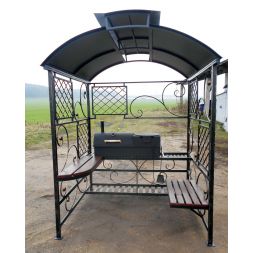 Беседка-мангал Эйнар-2, сталь 5 мм