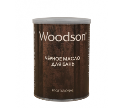 Чёрное масло для защиты древесины Woodson (баня), 2,4л