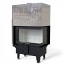 Каминная топка DEFRO HOME RIVA SM BL G SHORT с водным контуром и подъемом стекла вверх