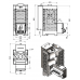 Печь для бани Aston 20 Аква с глухой дверцей 18-22 м³