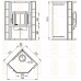 Печь-камин Амур АОТ-9,0-04