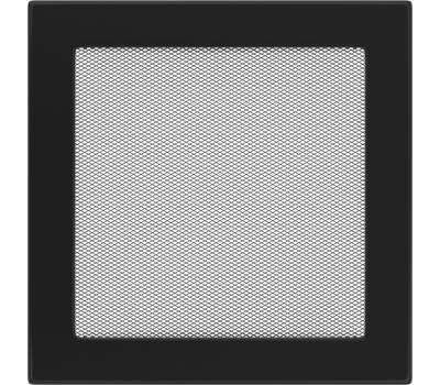 Решетка вентиляционная Чёрная 22x22