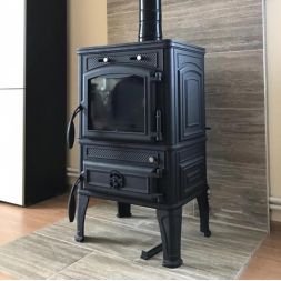 Печь-камин Guca Lava Premium (с конфорками) 