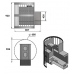 Печь для бани Везувий Скиф Ковка 38 (205) Печь для бани Везувий Скиф Ковка 38 (205)