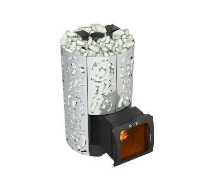 Печь для бани Grill'D Violet World Steel Long Window Max