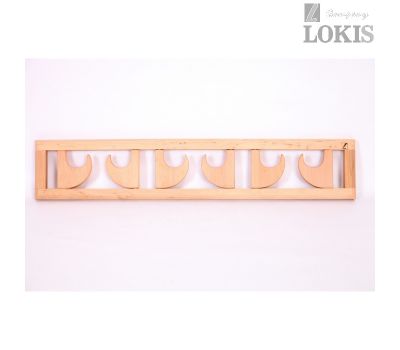 Вешалка Крючки Отворотные 6 Кр. Ольха