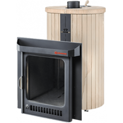 Печь для бани Ферингер Оптима ПФ Окаменевшее дерево перенесенный рисунок